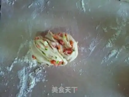 Make Onion ham rolls step 12