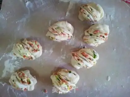 Make Onion ham rolls step 13