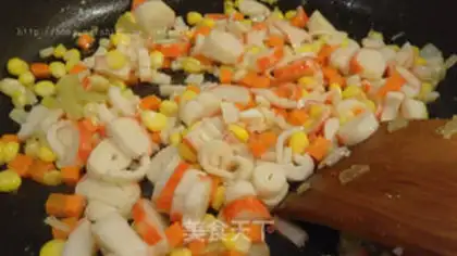 Make Egg fried rice step 5