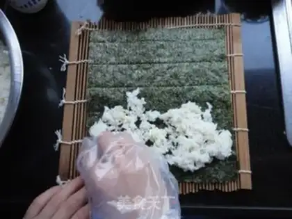 Make Sushi rolls step 5