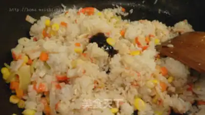 Make Egg fried rice step 6