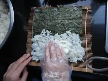 Make Sushi rolls step 6