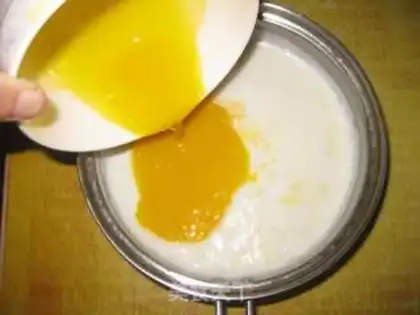 Make Peach omelet step 4