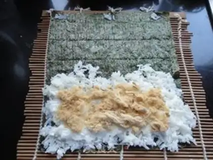 Make Sushi rolls step 7