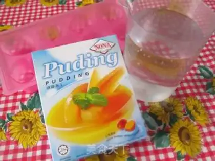 Make Cool mango pudding step 0