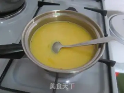 Make Cool mango pudding step 1