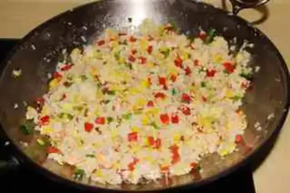 Make Shrimp rice step 12
