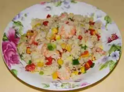 Make Shrimp rice step 13