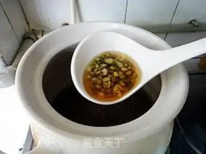 Make Pumpkin green bean soup step 3