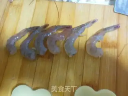 Make Pinetail shrimp tofu step 2