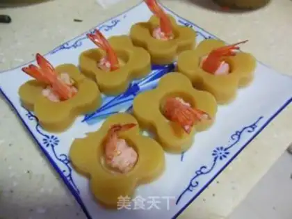 Make Pinetail shrimp tofu step 9