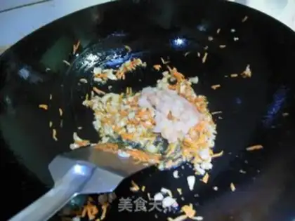 Make Shrimp intestine powder step 7