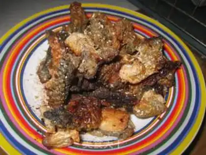 Make Pepper salt salmon step 4