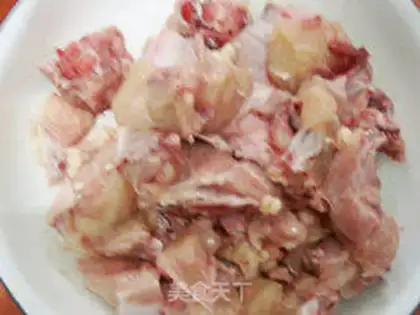 Make Powder chicken step 1
