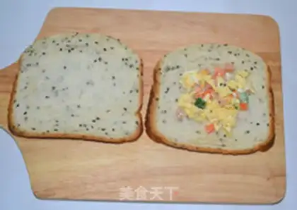 Make Plum toast breakfast step 2