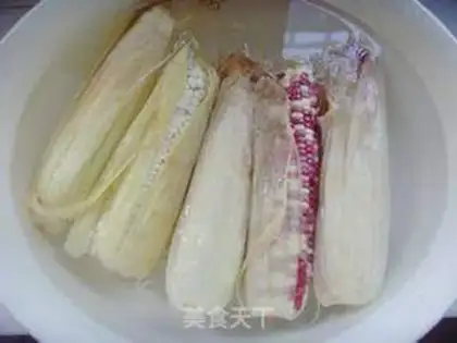 Make Pour corn step 1