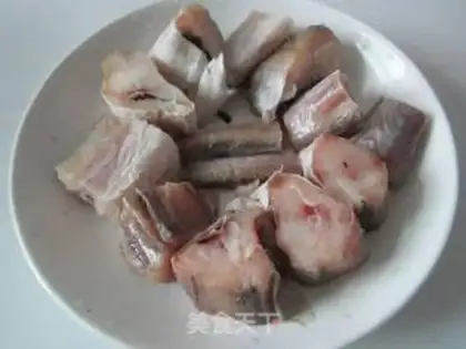 Make Cod stew tofu step 1
