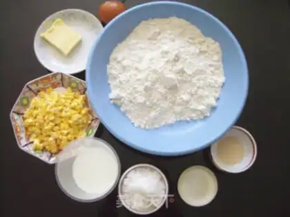 Make Milky corn buns step 0