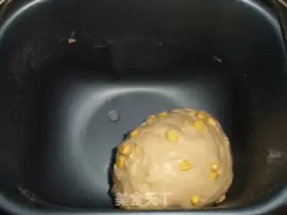 Make Milky corn buns step 3