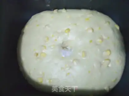 Make Milky corn buns step 4