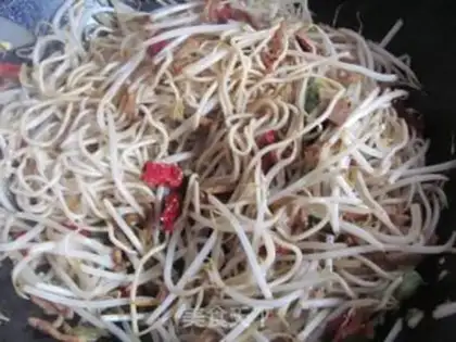 Make Green bean sprouts step 7