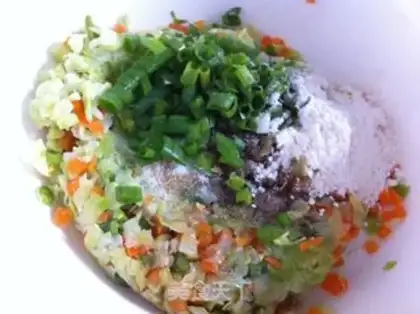Make Indian Vegetable Ball step 1