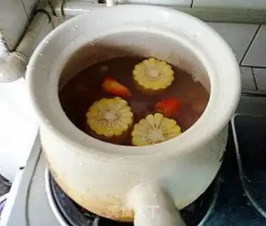 Make Corn radish chicken soup step 3