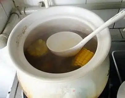 Make Corn radish chicken soup step 5