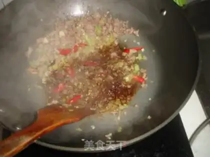 Make Spicy meat powder fans step 7