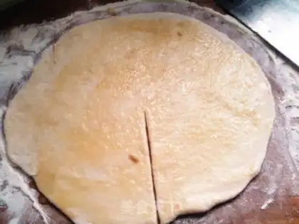 Make Pancakes and eggs step 5
