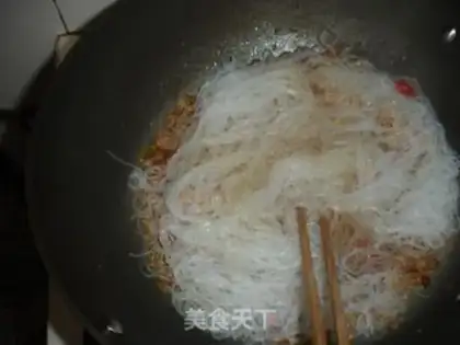 Make Spicy meat powder fans step 8