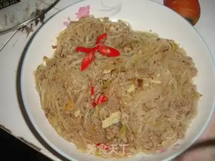Make Spicy meat powder fans step 9