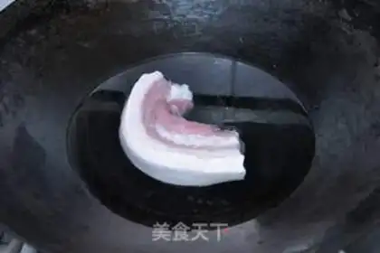 Make Winter food curd meat step 1