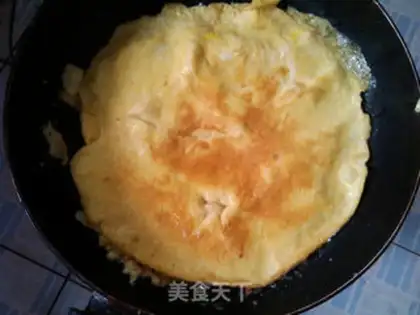 Make Pancakes and eggs step 11