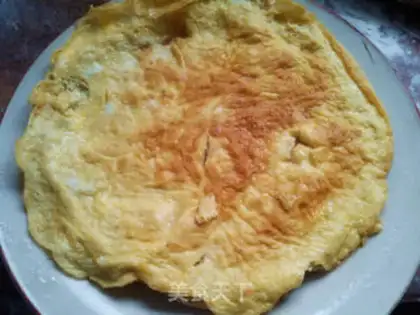 Make Pancakes and eggs step 12