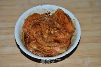 Make Winter food curd meat step 9