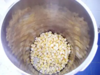 Make Milky corn juice step 2