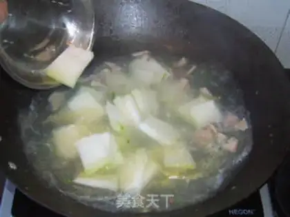 Make Salted melon soup step 4