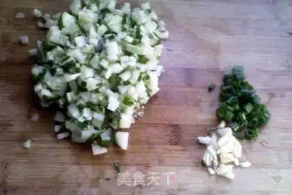 Make Pelican cucumber rice step 1