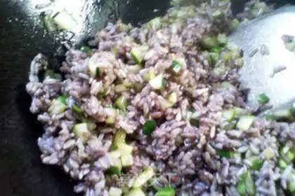 Make Pelican cucumber rice step 5