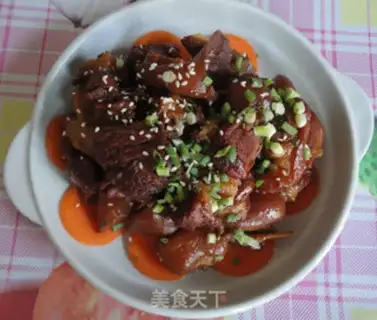 Make Soy sauce, pig hoof step 15