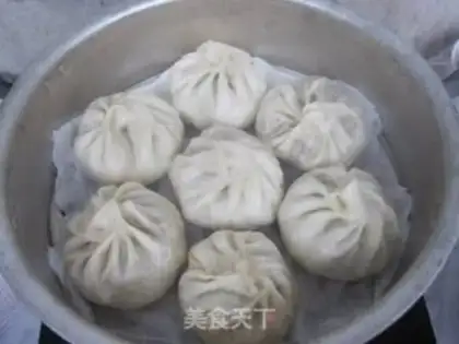 Make Big-headed meat buns step 13