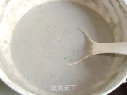 Make Black sesame soy pancakes step 3