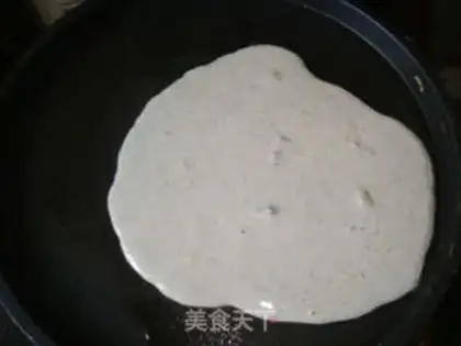 Make Black sesame soy pancakes step 4