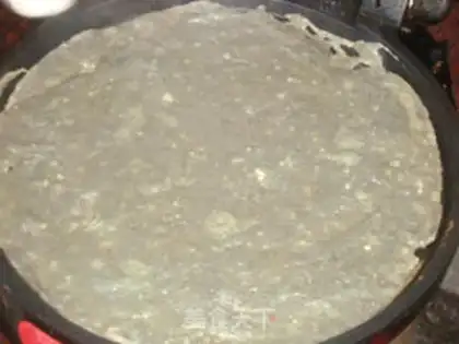 Make Black sesame soy pancakes step 5