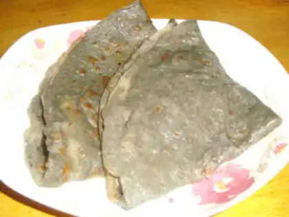 Make Black sesame soy pancakes step 7