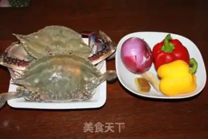 Make Curry crabs step 0