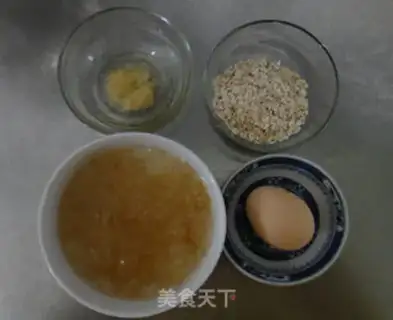 Make Silver ear oatmeal step 0
