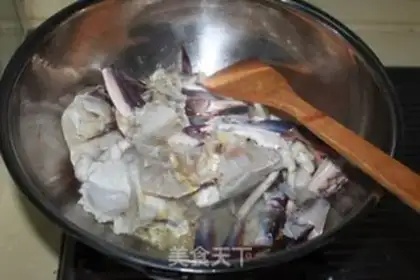 Make Curry crabs step 5