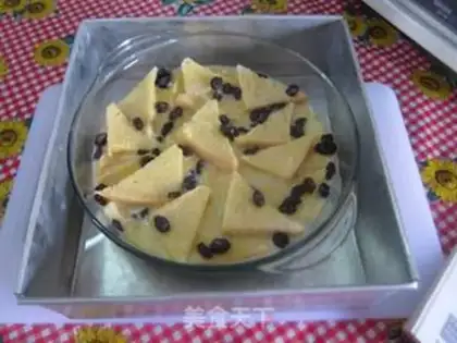 Make Bread cream pudding step 7